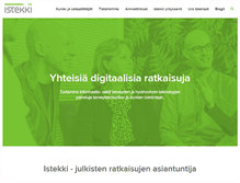 Tablet Screenshot of istekki.fi